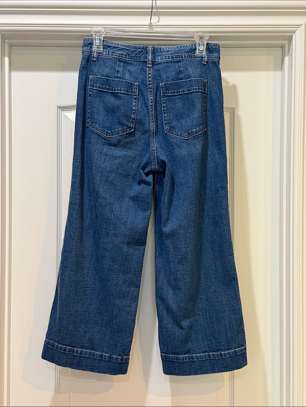 GAP High Rise Wide Leg Cropped Jean - Picture 4 of 12